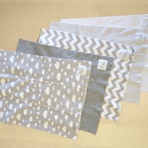 5 PC Burp Cloths
